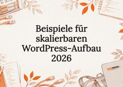 Beispiele für skalierbaren WordPress-Aufbau 2026