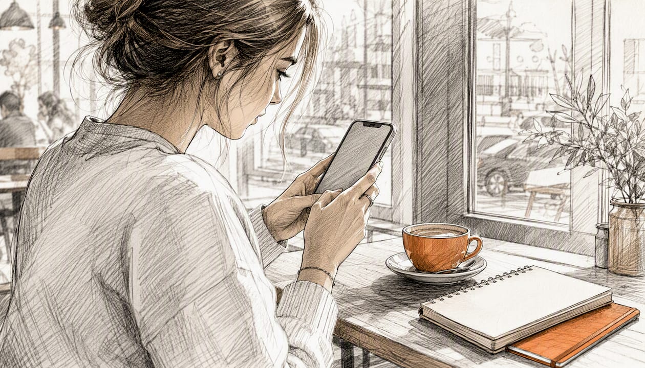 Mit dem Smartphone prüfen Nutzer digitale Kanäle direkt per Hand.