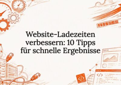 Website-Ladezeiten verbessern: 10 Tipps für schnelle Ergebnisse