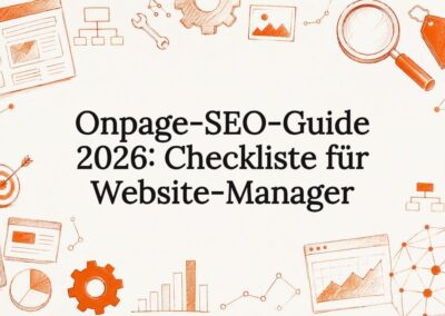 Onpage‑SEO‑Guide 2026: Checkliste für Website‑Manager