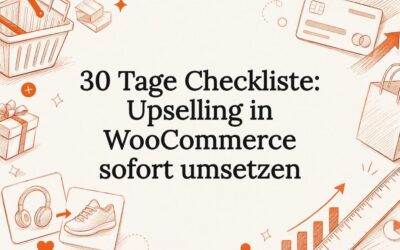 30 Tage Checkliste: Upselling in WooCommerce sofort umsetzen