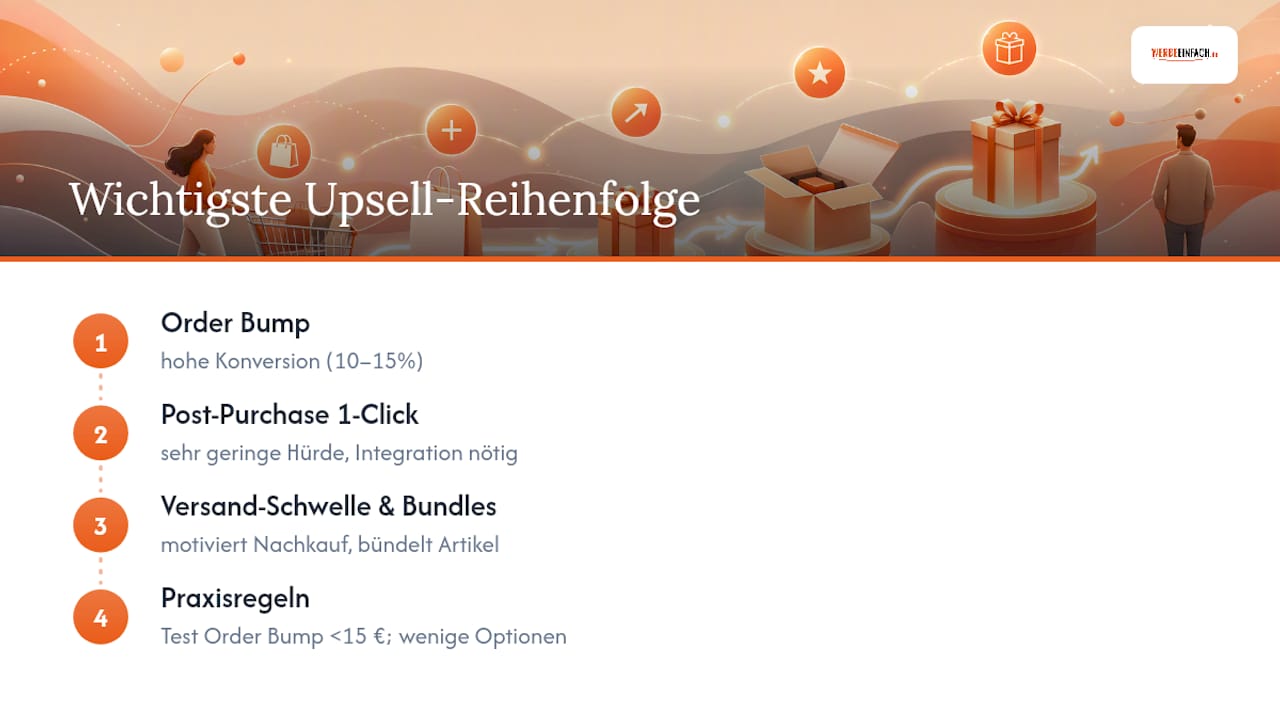 Hocheffektive Upsell‑Taktiken mit direktem ROI — overview diagram