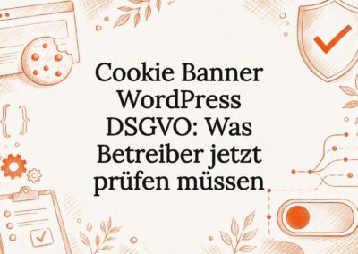 Cookie Banner WordPress DSGVO: Was Betreiber jetzt prüfen müssen