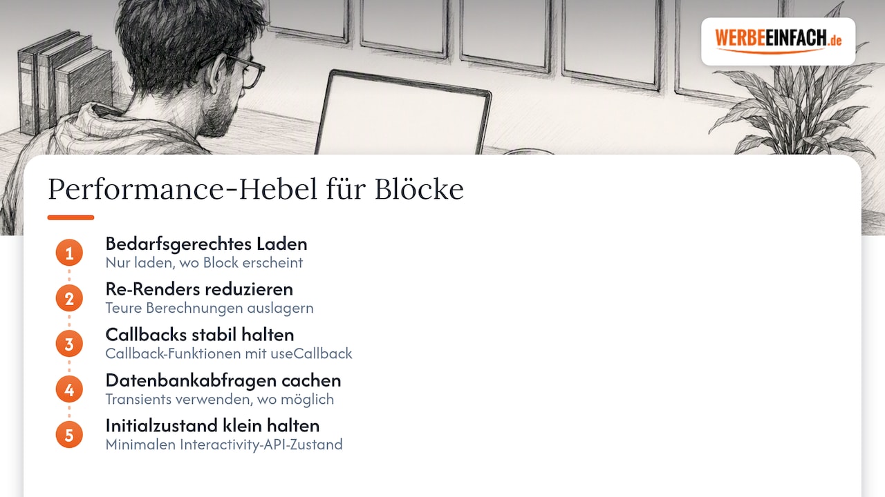Fünf Hebel für leistungsstarke WordPress-Blöcke