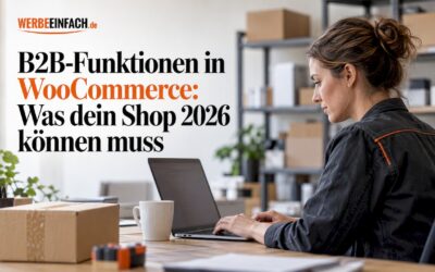 B2B-Funktionen in WooCommerce: Was dein Shop 2026 können muss