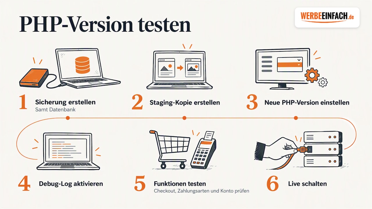 Die PHP-Version als Fehlerquelle — overview diagram