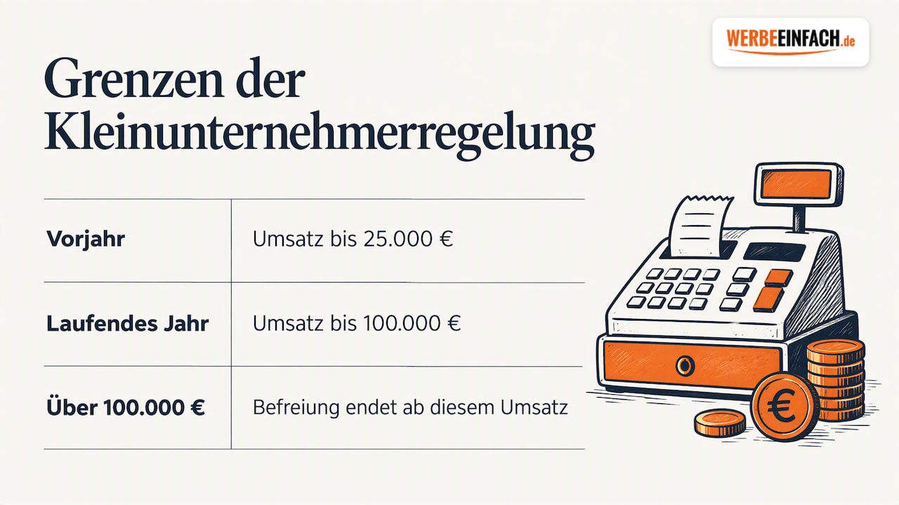 Umsatzgrenzen der Kleinunternehmerregelung im Vergleich